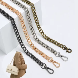 High Grade Metal Luxury Handbag Chain 100cm Waterproof Durable Adjustable For Women