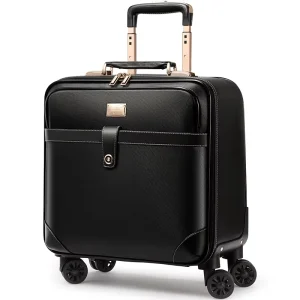 High Quality 20 Inch Modern PVC Travel Bag Portable 3 Step Pull Rod Carry on Trolley Case for Business