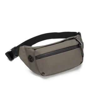 High Quality Custom Nylon Film Belt Bag Men Outdoor Water Resistant Crossbody Chest Man Waist Bag
