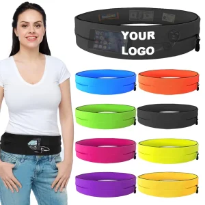 High Quality Custom Waist Bags Running Belt Waist Belt Bag Outdoor Fitness Sports Bag with Custom logo