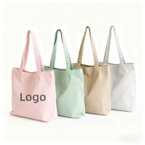 High Quality Customized Canvas Tote Bag Durable Eco Friendly Shopping Bag Soft Sturdy for Daily Use Travel Grocery Storage