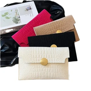 High Quality Durable Ladies Casual Women’s Clutches Handbag Stylish Simple Envelope Bag
