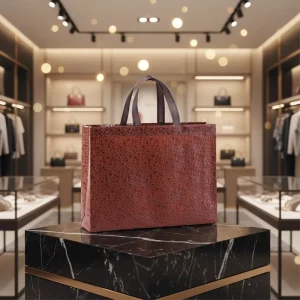 High Quality Eco friendly Non Woven Fabric Tote Bag With Handles Portable Shopping Bag for Packaging Clothing Grocery