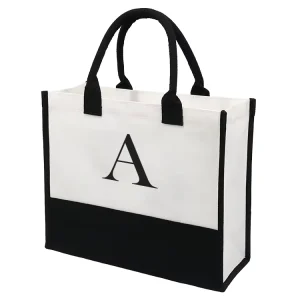 High Quality Extra Large Capacity Tote Bags Canvas Burlap Jute Fabric Shopping Beach Bags With Custom Printed Logo