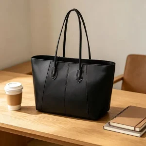 High Quality Genuine Leather Large Capacity Fashion Tote Bag Luxury Zipper Retro Design Crossbody Bag Ladies Student Handbag