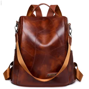High Quality Ladies Backpack Luxury Designer Women Shoulder Bag Girls School Bag Solid Color Anti Theft Backpack