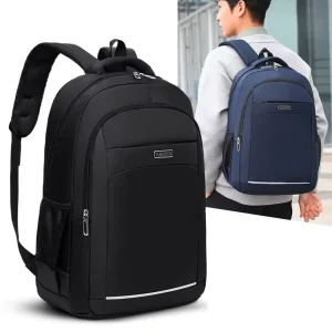 High Quality Large Capacity Waterproof Oxford Laptop Backpack with Zipper Closure for Business Commute & Travel