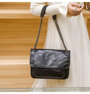 High Quality Luxury Designer Bags Fashion PU Material Handbags Purses with Two Handles Exclusive Candy Pattern Chain Decoration