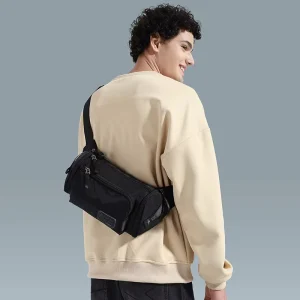 High Quality Nylon Waterproof Casual Sports Shoulder Waist Bag Crossbody Fanny Pack Waist Pouch for Men