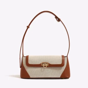 High Quality OEM ODM Luxury Shoulder Handbag for Women with Adjustable Strap Lock Closure 3L+ Capacity