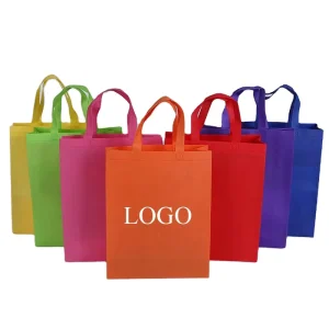 High Quality Promotional Reusable Shopping Bags Custom Logo Folding Tote Non Woven Shopping Bag