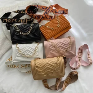 High Quality Purse Designer Ladies Luxury Handbags Pu Vegan Leather Women Hand Bags Shoulder Bag