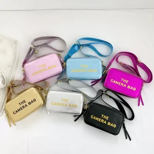 High Quality Purses and Handbags Female Shiny Flap Shoulder Bag Women PU Leather Camera Bag Crossbody