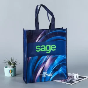 High Quality Reusable Markets Promotional Giveaways Daily Shopping Tote Bags Gift Bags Custom Colored Laminated Non Woven Bag