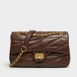 High Quality Soft Pu Leather Shoulder Bag Women Chain Crossbody Bag Ladies Small Square Messenger Quilted Bag