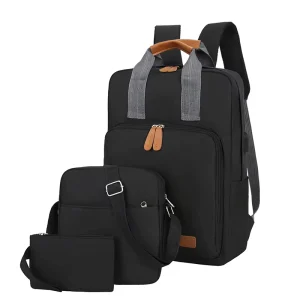 High Quality Travel Business Laptop Backpack 3 in 1 School Bags Set Waterproof Laptop Bags