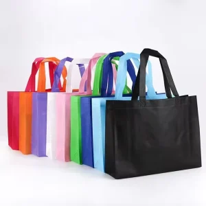 High Quality Weight 5-7kg Reusable Stock Custom Logo Plain Eco Friendly Non Woven Tote Shopping Bag