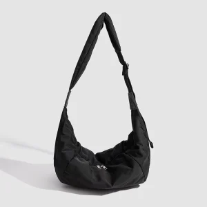 Hobo Bag Casual Quilted Shoulder Handbag Waterproof Travel Lightweight Crescent Satchel Messenger Purse