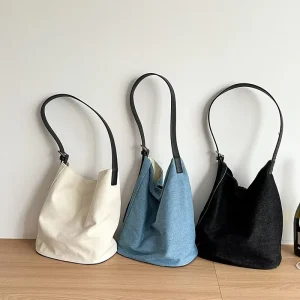 Hobo Bags for Women Fashion Candy Pattern Soft Retro Shoulder Pouch Slouchy Single Strap Canvas Tote Bag Daily Travel