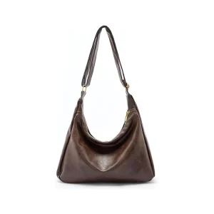Hobo Bags for Women Ultra Soft Foldable Vegan Leather Shoulder Handbag Stylish Slouchy Tote Purses