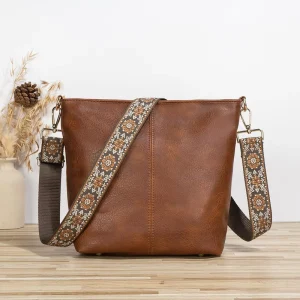 Hobo Bags for Women Vegan Leather Shoulder Handbags Slouchy Bag with Adjustable Strap Casual Tote Bag Everyday Purse