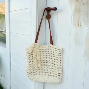 Hollow Out Straw Woven Tote Bags Bohemian Large Capaity Handbags Hot Selling Design Summer Holiday Travel Beach Shoulder Bags