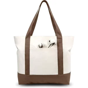 Hot Selling Eco Friendly Cotton Canvas Custom Logo & Color Shoulder Strap Full Color Process Promotional Shopping Bags
