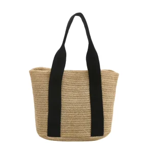 Hot Selling New Style Straw Woven Shoulder Bag Summer Beach Bag Fashion Design Summer Woven Bag For Women