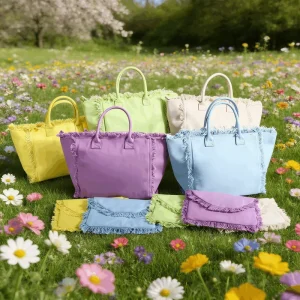 Hot Selling RTS Tassels Shoulder Handbags Waterproof Vintage Tote Bag Custom Outdoor Party Luxury Weekender Bags Womens Summer