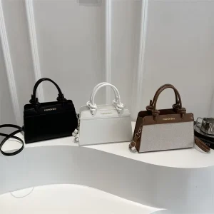 Hot Selling Woman’s Crossbody Bags Stitching Color Lady’s Shoulder Bags Fashion Handbags for Woman