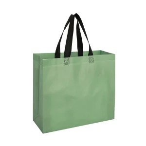In Stock Reusable Nonwoven Fabric Eco friendly Recyclable Tote Bags Custom Logo for Supermarket Exhibition Shopping Business Use