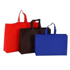 In stock Spunbond Non woven Tote Bags Heat Transfer Printing Customizable logo Laminated 3D Design Eco friendly Shopping Bags