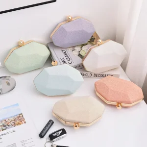 Irregular Shaped Clutch Handbags Ladies Party Wedding Bags Lady Design Bling Purses Evening Bags Clutch for Women