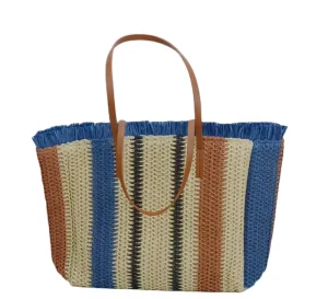Juice Bags with Straw Summer Woven Bags pp New Fashion Minimalist Straw Bag