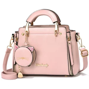 KBW258 Female Solid Color Single Shoulder Crossbody Women Bag Pattern Fashion PU Leather Tote Ladies Handbag