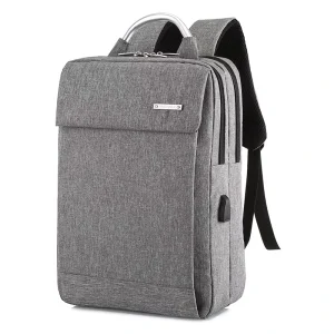 KBW620 15 Inch Men Business Travel Waterproof Oxford Laptop Backpack Casual Student Backpack with USB Charging Daily Laptop Bag