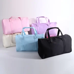 Keymay USA Dispatch Zero Tariff Free Shipment Dance Travel Athletic Gym Bag Nylon Duffel Bag Overnight Weekender Sleepover Bag