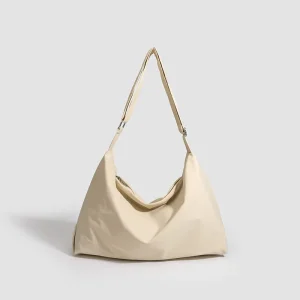 Korean Ins Japanese Fashion Big Capacity Nylon Tote Crossbody Bag Canvas Casual Hobo Handbags Retro Large Shoulder Bag for Women