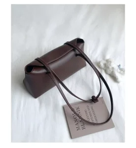 Korean-style Niche Design Versatile Fashion Women’s Handbag Solid Color PU Leather Flap Bag High-end Women’s Shoulder Bag