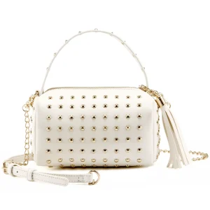 LOVEVOOK Bling Rivets Small Shoulder Bags Fashion Ladies Mini Clutch Casual Daily Use Women Handbags and Purses
