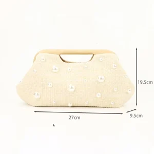 Ladies Beach Summer Handbag Factory Custom Beaded Purse Women’s Shoulder Bags