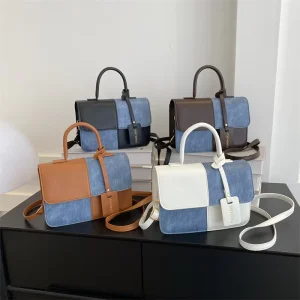 Ladies Designer Hand Bag Shoulder Tote Zipper Purse PU Leather Satchel Crossbody Bag Messenger Bags Women Handbags