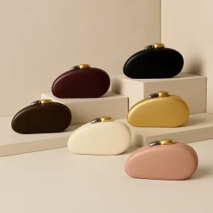 Ladies Fashion Single Shoulder PU European American Nail Shaped Dinner Clutch Bag Cotton Lining All Seasons Foreign Trade