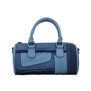 Ladies Female Lightweight Denim Jean Crossbody Handbag Fashion Shoulder Bag Women Teen Girls