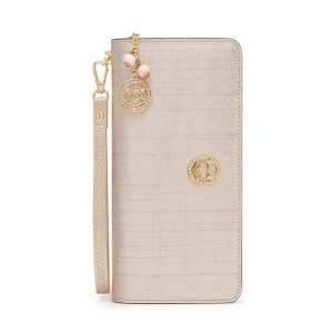 Ladies Genuine Leather Wallets Card Holder Fashion Women Coin Purses Trendy Leather Clutch Bags