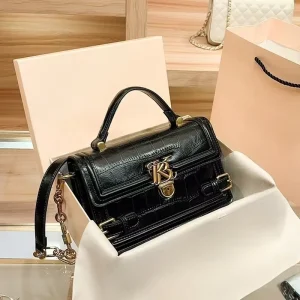 Ladies Luxury PU Bag Women Handbag With Two Shoulder Straps Popular Fashion Messenger Bags Daily