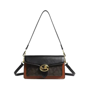 Ladies’ Vintage Messenger Bag Classic Style Small Square Design Artificial Leather Polyester Material Lining