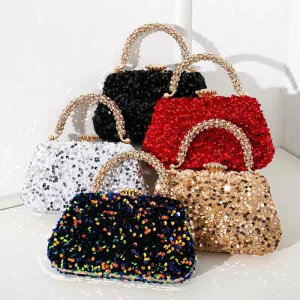 Ladies Wedding Party Evening Purses and Handbags Chain Crossbody Purse Evening Party Bags