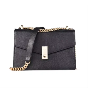 Lady Designer Women’s Genuine Leather Handbag Vintage Small Square Chain Messenger Bag Fashionable Vegan Single Strap