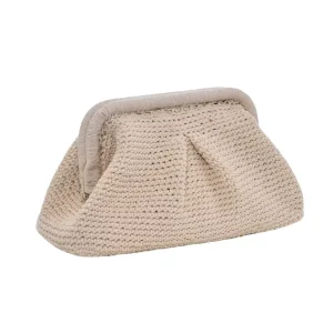 Lady Fashion Handmade Cotton Clutch Hot Selling Woven Mini Bags Women Trendy Party Bags